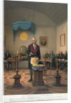 George Washington at meeting of Masonic Lodge by Anonymous