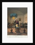 George Washington at meeting of Masonic Lodge by Anonymous