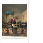 George Washington at meeting of Masonic Lodge by Anonymous