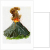 1960s Illustration of an Erupting Volcano. by Anonymous