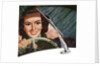 Wipers Clearing Rain from the Windshield of a Woman Driver. by Anonymous