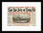 Saint Louis Jockey and Trotting Club race announcement by Anonymous