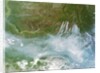 Satellite view of fires burning in Siberia by Anonymous
