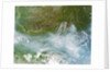Satellite view of fires burning in Siberia by Anonymous