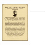 Lincoln's Gettysburg Address. by Anonymous