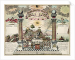 Emblematic Chart and Masonic History of Free and Accepted Masons by Anonymous