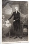 Portrait of Thomas Jefferson holding Declaration of Independence by Anonymous