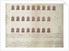 British penny revenue stamps for American colonies by Anonymous