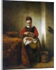 Young Woman Peeling Apples by Nicolaes Maes