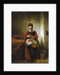Young Woman Peeling Apples by Nicolaes Maes