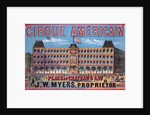 Cirque Américain - Place du Chateau d'Eau by Anonymous