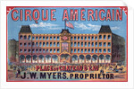 Cirque Américain - Place du Chateau d'Eau by Anonymous