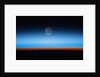 Crescent moon photographed from orbit aboard the International Space Station by Anonymous