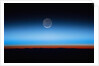Crescent moon photographed from orbit aboard the International Space Station by Anonymous