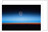 Crescent moon photographed from orbit aboard the International Space Station by Anonymous