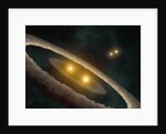 Artist's conception of quadruple star system by Anonymous