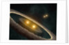 Artist's conception of quadruple star system by Anonymous