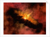 Artist's Conception of Planet-Forming Disk Around a Baby Star by Anonymous