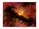 Artist's Conception of Planet-Forming Disk Around a Baby Star by Anonymous