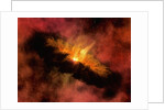 Artist's Conception of Planet-Forming Disk Around a Baby Star by Anonymous