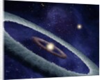 Artist's Conception of the Birth of an Earth-like Planet by Anonymous