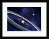 Artist's Conception of the Birth of an Earth-like Planet by Anonymous