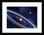 Artist's Conception of the Birth of an Earth-like Planet by Anonymous