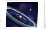 Artist's Conception of the Birth of an Earth-like Planet by Anonymous