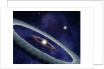 Artist's Conception of the Birth of an Earth-like Planet by Anonymous