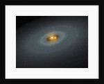 Artist's conception of a tight pair of stars and a surrounding disk of dust by Anonymous