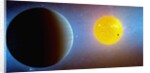 Artist's conception depicts the Kepler-10 star system by Anonymous