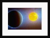 Artist's conception depicts the Kepler-10 star system by Anonymous