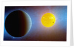 Artist's conception depicts the Kepler-10 star system by Anonymous