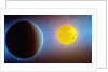 Artist's conception depicts the Kepler-10 star system by Anonymous