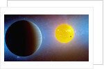 Artist's conception depicts the Kepler-10 star system by Anonymous