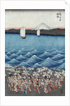 Opening celebration of Benzaiten Shrine at Enoshima in Soshu by Ando Hiroshige