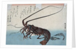 Shrimp and lobster by Ando Hiroshige
