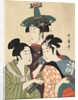 Three young men or women by Kitagawa Utamaro