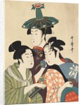 Three young men or women by Kitagawa Utamaro
