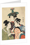 Three young men or women by Kitagawa Utamaro