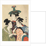 Three young men or women by Kitagawa Utamaro