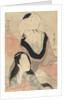 Hanging laundry to dry by Kitagawa Utamaro