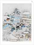 JÅ«ichidanme - act eleven of the ChÅ«shingura - searching the grounds by Anonymous