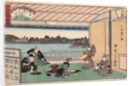 Drinking party at restaurant Kawachiro by Ando Hiroshige