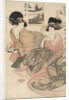 The courtesan Tsukasa of ÅŒgiya by Kitagawa Utamaro