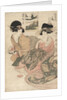 The courtesan Tsukasa of ÅŒgiya by Kitagawa Utamaro