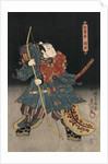 An actor in the role of Saitogo Kunitake by Utagawa Kunisada