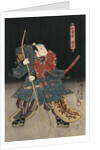 An actor in the role of Saitogo Kunitake by Utagawa Kunisada