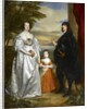 James, Seventh Earl of Derby, His Lady and Child by Anthony van Dyck
