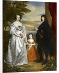 James, Seventh Earl of Derby, His Lady and Child by Anthony van Dyck